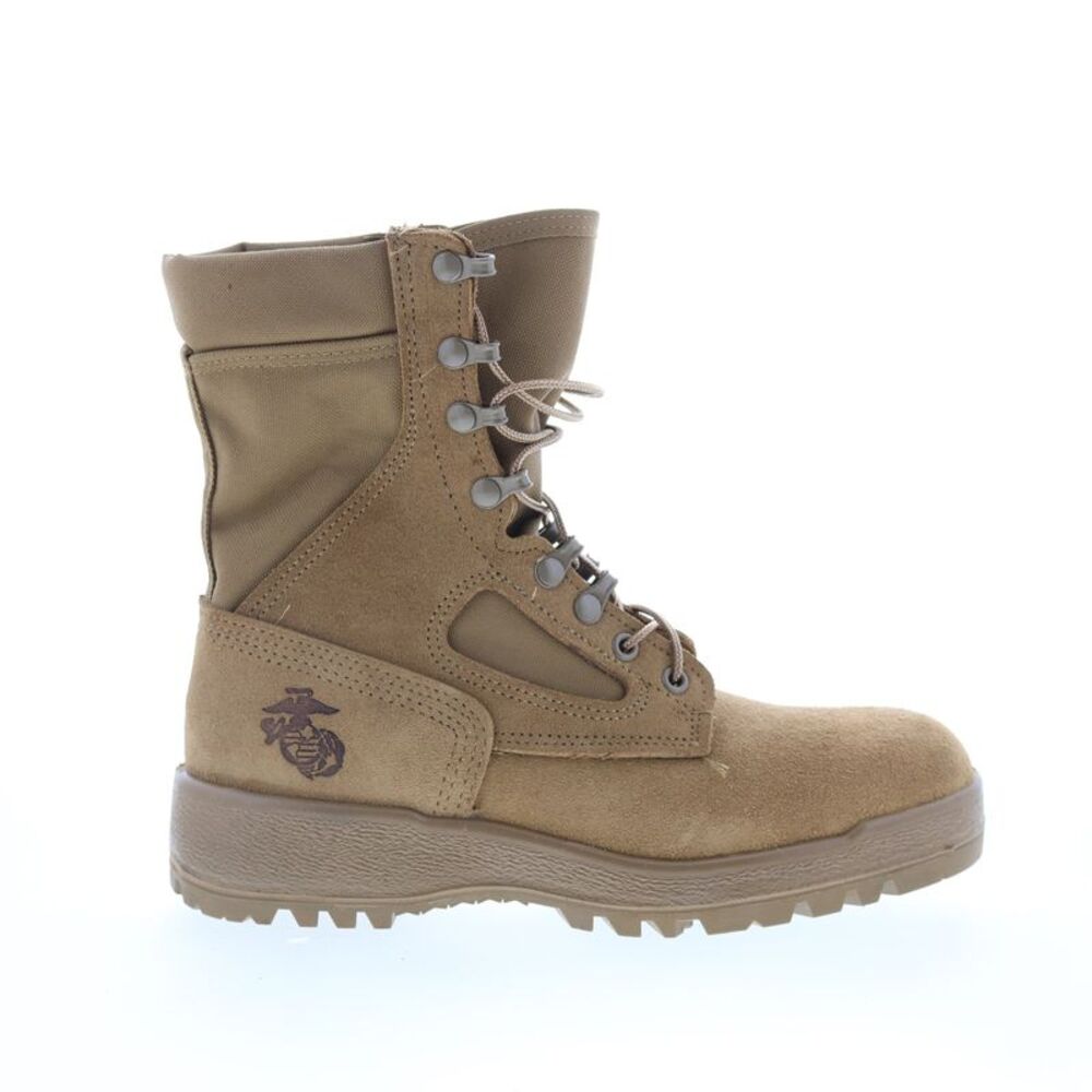 McRae Mens Marine Hot Weather Brown Boots (NWT)